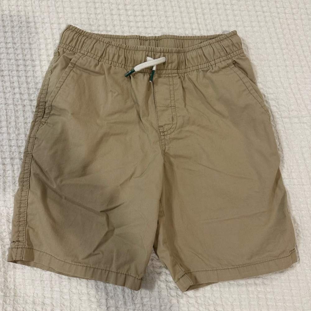 Cat & Jack Khaki Elastic Waist Shorts